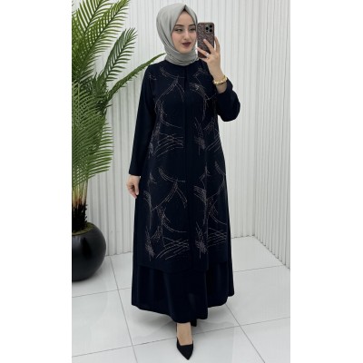 Zarafet Abiye Lacivert