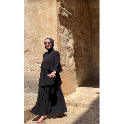 Mihra Elbise Siyah - Siyah