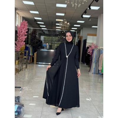 Eylem Elbise Siyah - Siyah