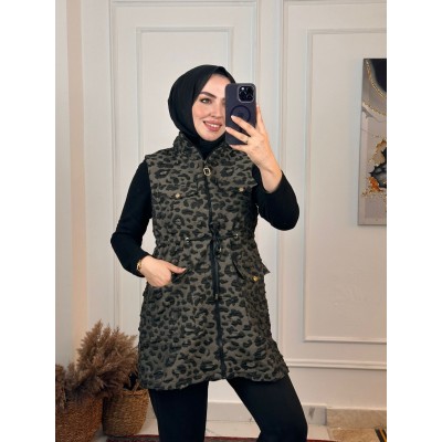 Leopar Yelek vizon - Vizon