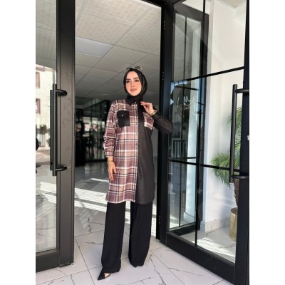 Selenay Tunik Kahve - Kahverengi