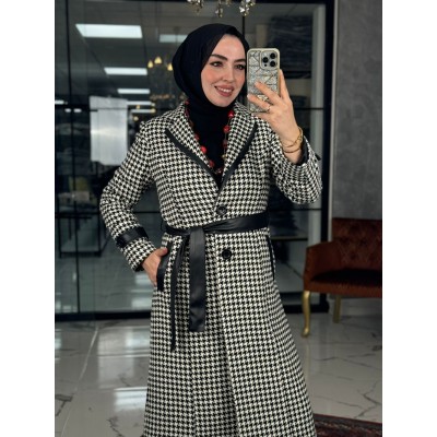 Hüsna Kazayağ Kaban-Beyaz/Siyah - Beyaz Siyah