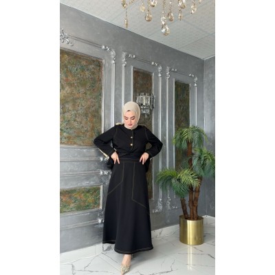Nilüfer Takım-Siyah - Siyah