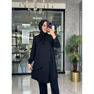 Lina Takım -Siyah - Siyah