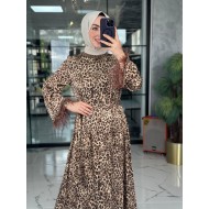 Gülperi Elbise-Leopar - Leopar